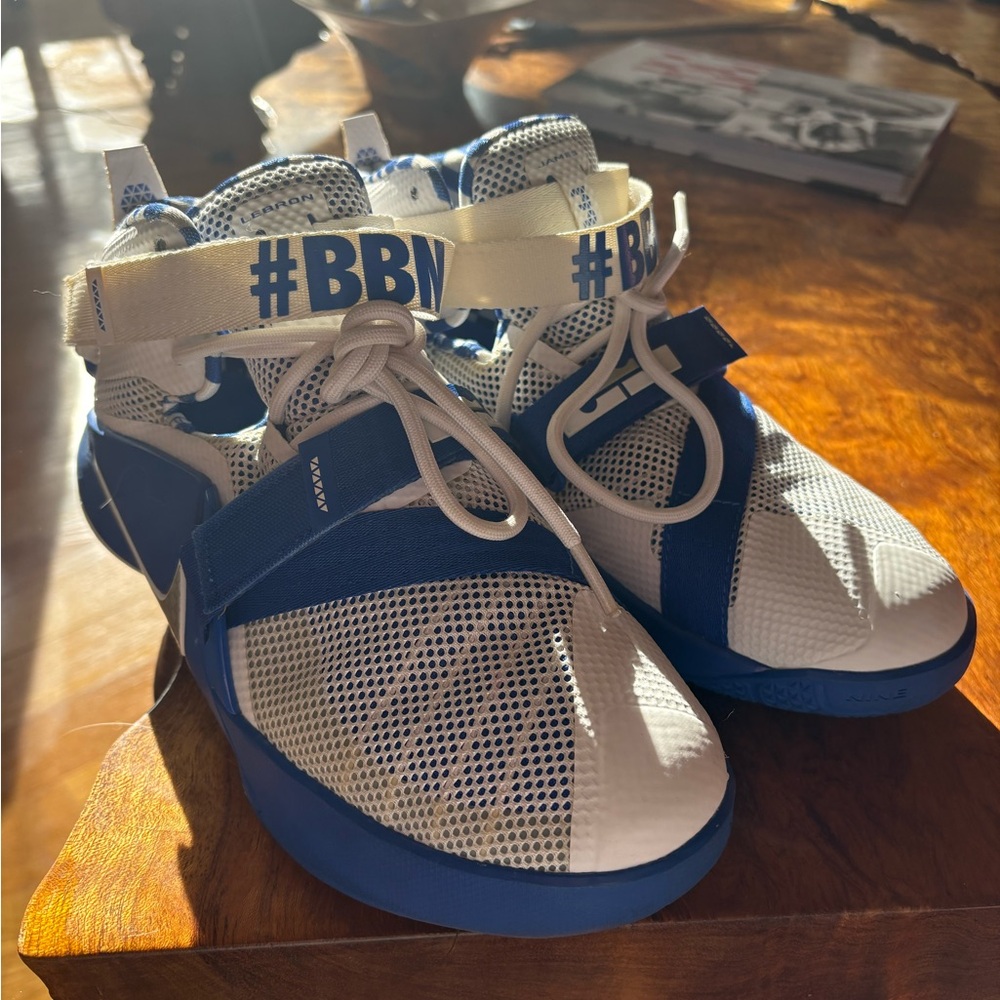 Nike Kids Blue and White Sneakers